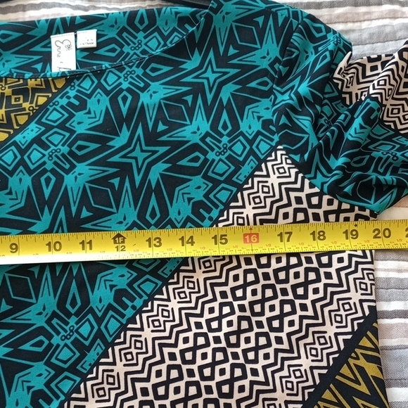 Emma & Michele Multicolor Geometric Dress - Picture 10 of 14